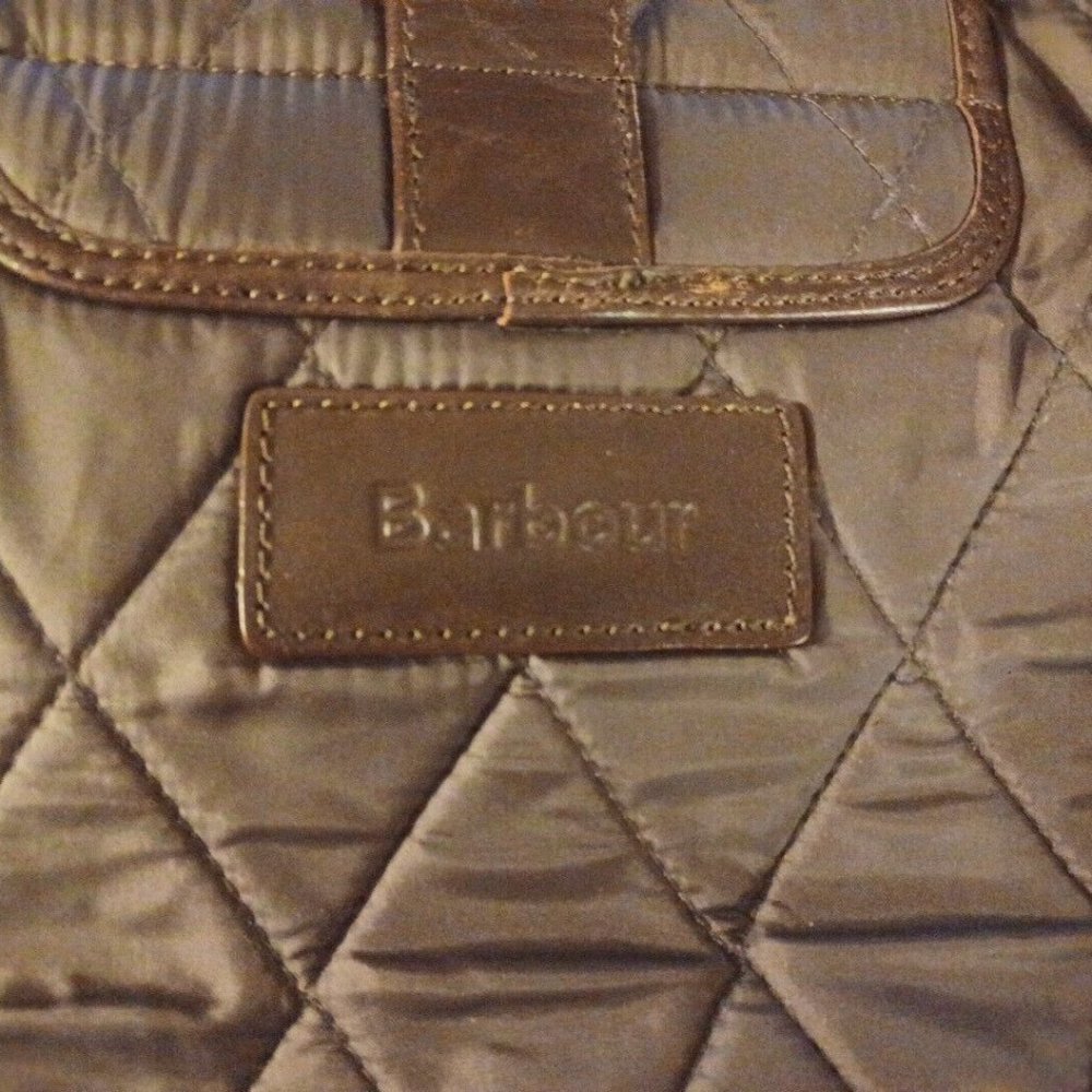 Barbour brown shoulder bag tote handbag purse - Picture 4 of 7